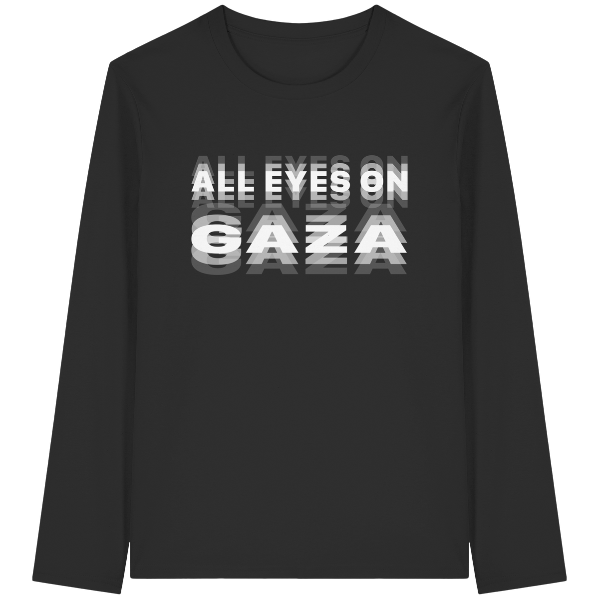 All Eyes on Gaza Longsleeve (schwarz)