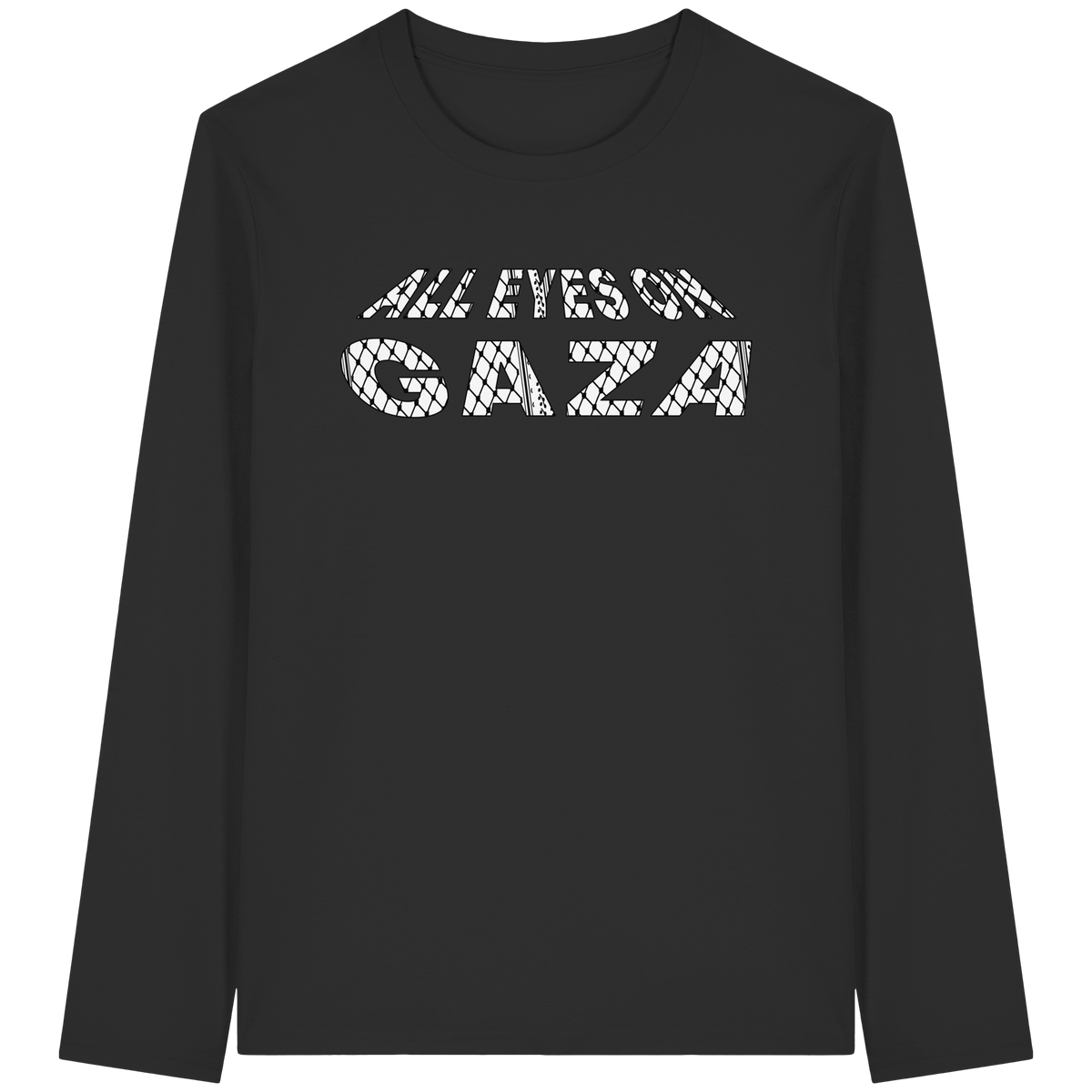 All Eyes on Gaza Kufiyah Longsleeve