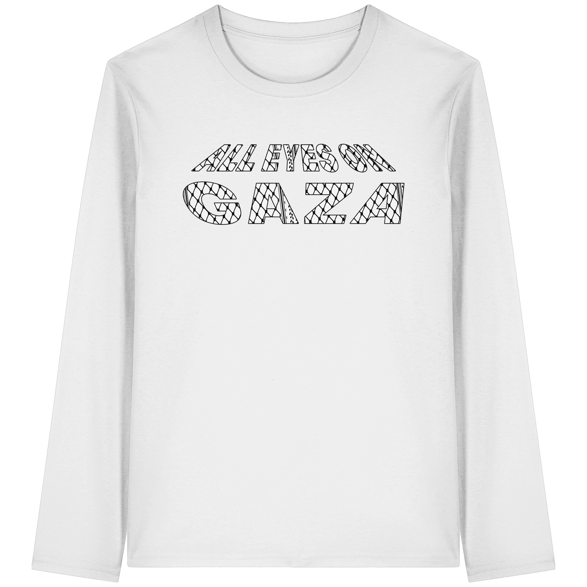 All Eyes on Gaza Kufiyah Longsleeve