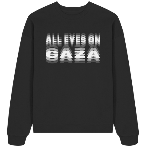 All Eyes on Gaza Sweatshirt in Schwarz
