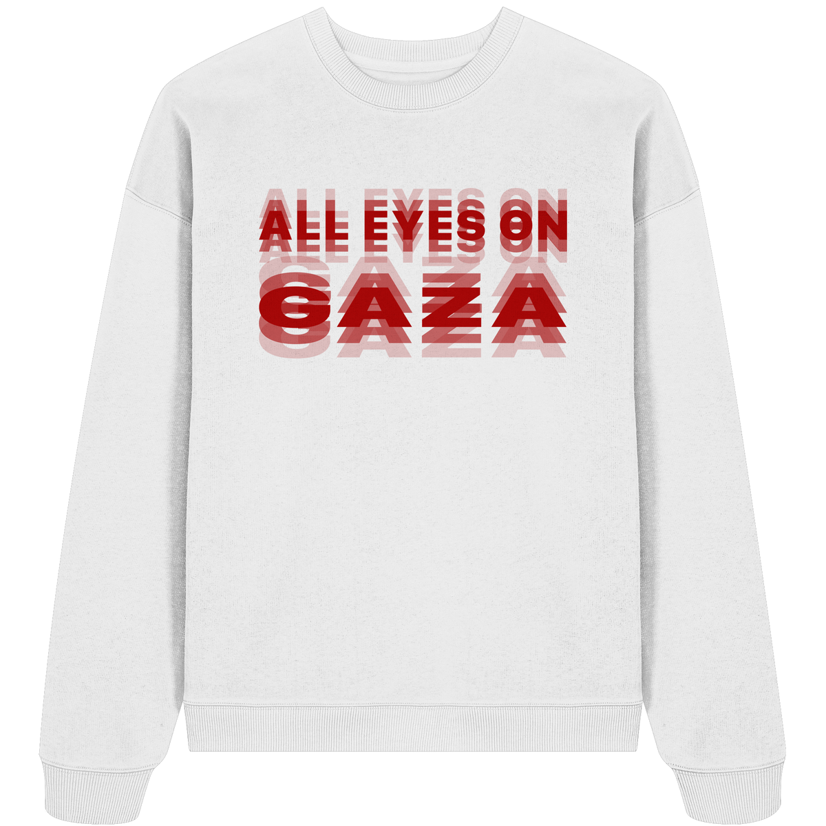 All Eyes on Gaza Sweatshirt (red)