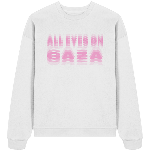All Eyes on Gaza Sweatshirt in Pink